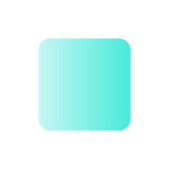 Stop button flat gradient color ui icon. Music player bar. Playing multimedia file. Turn off record. Simple filled pictogram. GUI, UX design for mobile application. Vector isolated RGB illustration