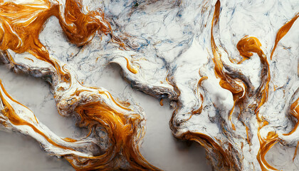 Fototapety  Mixing acrylic paint, liquid paint abstract background. Beautiful marble background. texture marble. Liquid stains of paint. modern fluid background. fluid art. 3D illustration.
