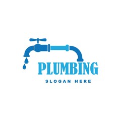 Plumbing logo vector icon