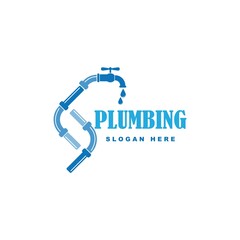 Plumbing logo vector icon