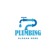 Plumbing logo vector icon