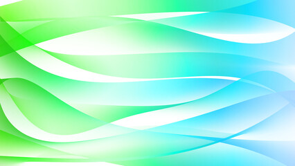 background wave abstract green and blue light gradient