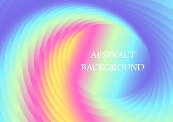 abstract background multicolor pastel tone circle curve vector illustration