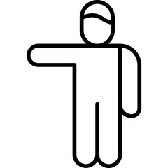 One Arm Bend Left Icon