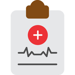 Fototapeta premium Medical Report Icon