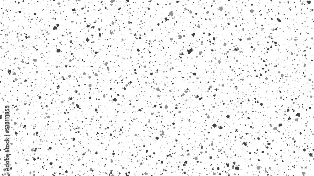 Aufkleber Seamless grunge speckle texture. Distress grain background. Grungy splash repeated effect. Dirty overlay repeating pattern. Print distressed effect. Splattered particles, splashes, drops wallpaper