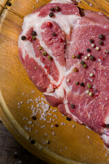Raw beef meat