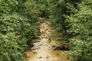 Fototapeta na wymiar strumień górski mountain stream water woda