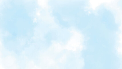 Blue sky with natural white clouds landscape - Image