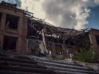 A rocket destroyed a children's boarding school in the city of Vasilkov, Kyiv region. Consequences...