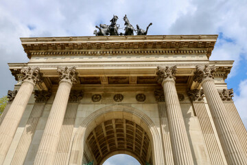 Wellington Arch or Constitution Arch, Green Park, Hyde Park Corner, London, England