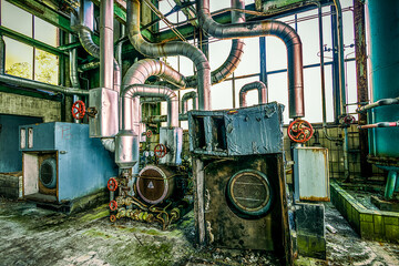 Verlassene Papierfabrik