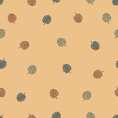 Animal print skin abstract vector hand-drawn seamles patterns with circles for textile design, paper, fabrics, digital, craft and ither design purposes
