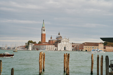 Fototapeta na wymiar Beautiful view of San Giorgio Maggiore island in Venice, Italy
