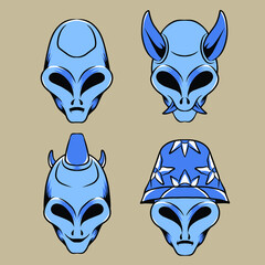 set of masks