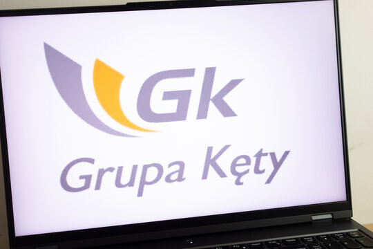 KONSKIE, POLAND - July 19, 2022: Grupa Kety SA company logo displayed on laptop computer
