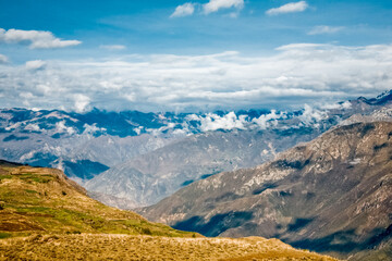 Colca Canyon area in Peru - South America. One of the deepest canyons in the world