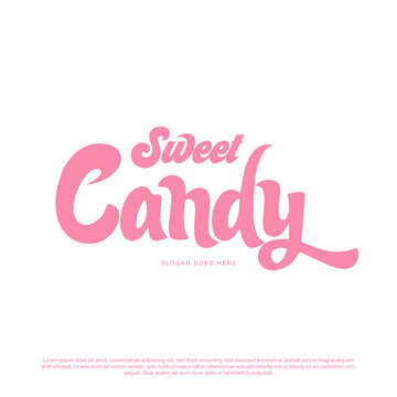 sweet candy logotype design. for your brand or business