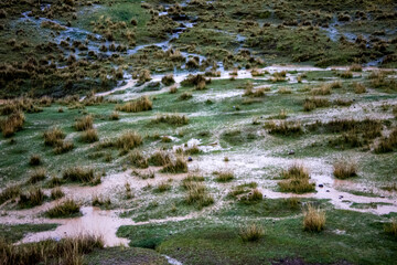 Colca Canyon area in Peru - South America. One of the deepest canyons in the world