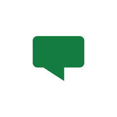 Fototapeta premium Speech bubble icon flat design illustration
