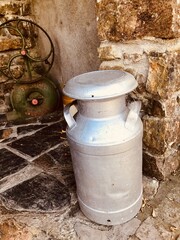 old milk jug