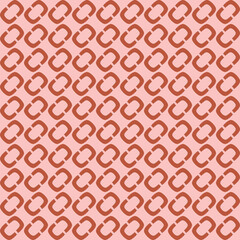 Abstract Chains Geometric Diagonal Simple Retro Pattern Repeated Design Perfect for Allover Fabric Print or Wrapping Paper Trendy Fashion Colors Seamless Pattern