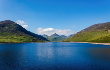 The Blue Waters Of the Silent Valley Running through the Mourne Mountains, Northern Ireland