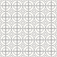 Vector Geometric Abstract Seamless Monochrome Pattern Texture Background