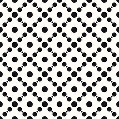 Vector Geometric Abstract Seamless Monochrome Pattern Texture Background