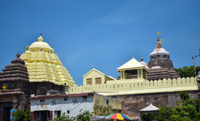 Puri, Odisha / India - June 19, 2022:  Shree Jagannatha Puri Temple in Odisha, Puri, India