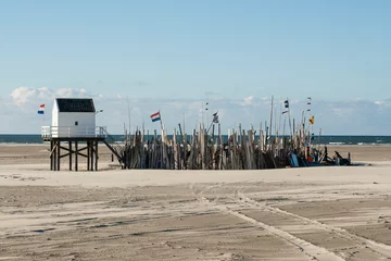 Fototapeten Getijdengebied Vliehors, Tidal plains Vliehors © Marc