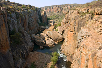Fototapeta na wymiar Blyde river canyon, Bourke’s Luck potholes, South-Africa..