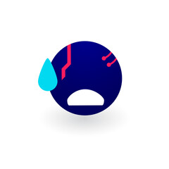 cyberpunk emoji day event icon chat