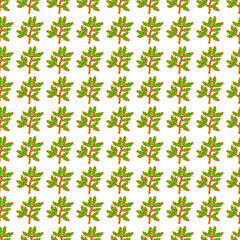 Contemporary strange leaves seamless pattern. Abstract tropical floral wallpaper.