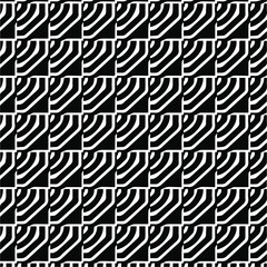 Abstract background with black and white seamless pattern. Unique geometric vector swatch. Perfect for site backdrop, wrapping paper, wallpaper, textile and surface design. 