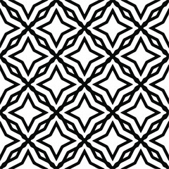 Abstract background with black and white seamless pattern. Unique geometric vector swatch. Perfect for site backdrop, wrapping paper, wallpaper, textile and surface design. 