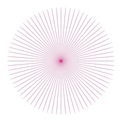 Circle of pink rays.Stickers and inscriptions are funny, emoticons are stylish, romantic. Retro emoticons of pink, purple color.Rainbow gradients, psychedelics. 