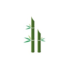 bamboo icon logo vector design template