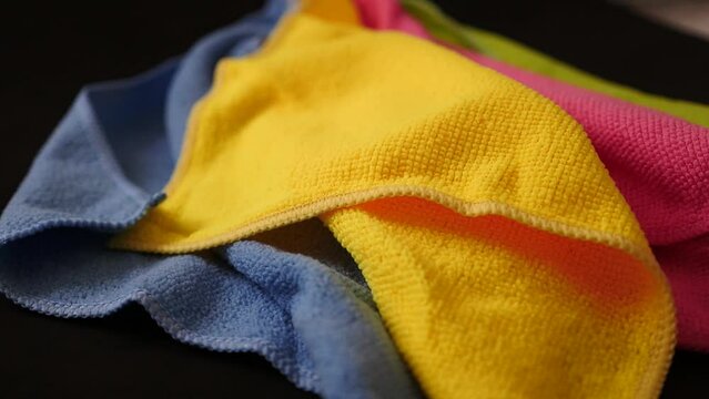 microfiber cleaning cloths, colorful cleaning cloths,