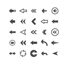 Arrow set collection. Arrows vector set icons.