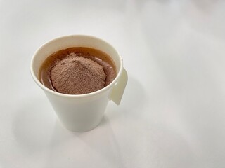 cup of hot chocolate, favorite cup, good taste It's delicious to drink at any time.