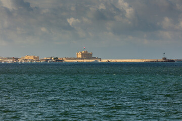 Panoramic view of Alexandria, Egypt.Journey to Alexandria