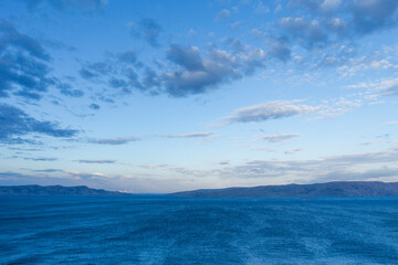 Fototapeta pejzaż nadmorski,  Chorwacja, Europa, miejscowość Senj, morze Adriatyckie obraz