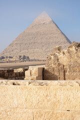 The pyramids at Giza, together with the Sphinx and smaller tombs, are among the most significant...