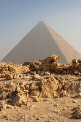 The pyramids at Giza, together with the Sphinx and smaller tombs, are among the most significant...