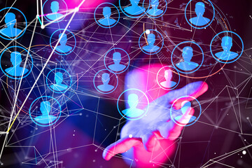 pointing business or team network