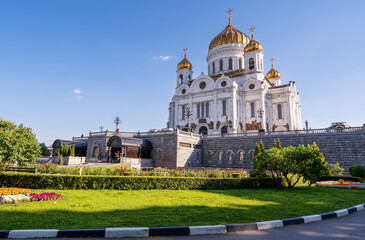 Fototapeta na wymiar The Cathedral Of Christ The Savior. Russia. Moscow.
