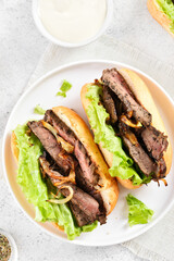 Beef sandwiches