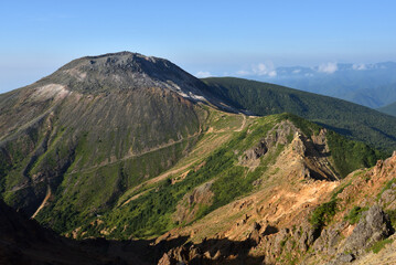 Climbing mountain ridge, Nasu, Tochigi, Japan