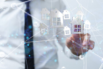 Model of the house and digital iot